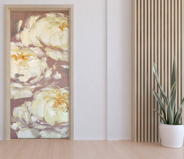 3D Peony 3082 Skromova Marina Door Mural