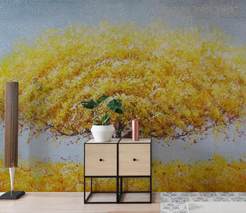 3D Yellow Lush Tree WG1024 Wall Murals