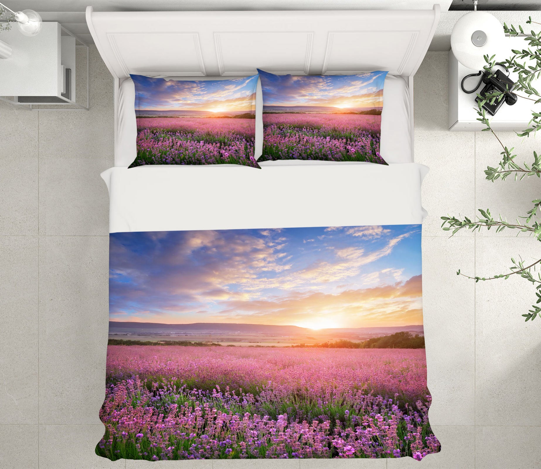 3D Flower Bush 67087 Bed Pillowcases Quilt