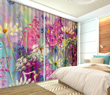 3D Flower Species 2362 Skromova Marina Curtain Curtains Drapes