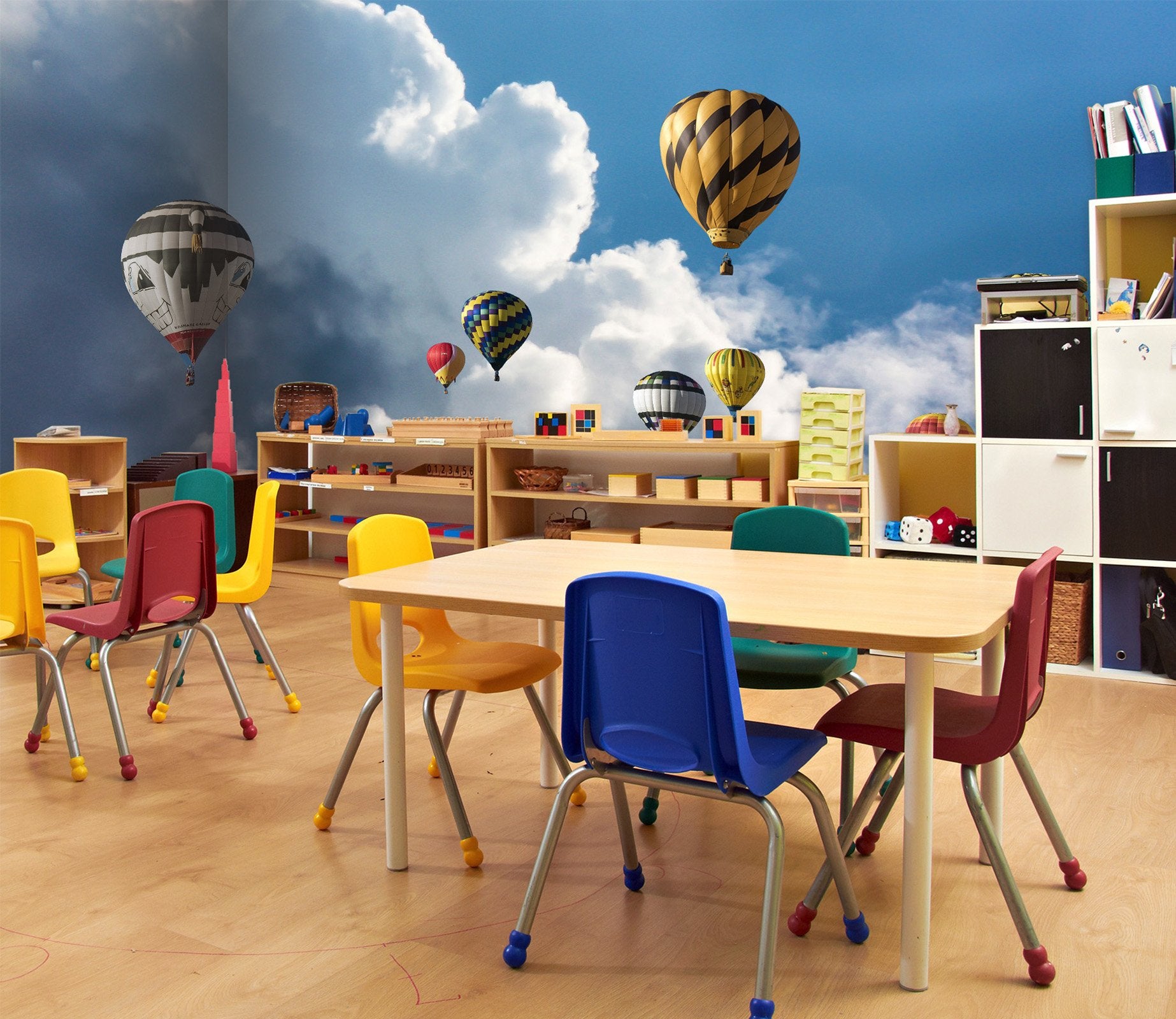 3D Hot Air Balloon 18 Wall Murals Wallpaper AJ Wallpaper 2 