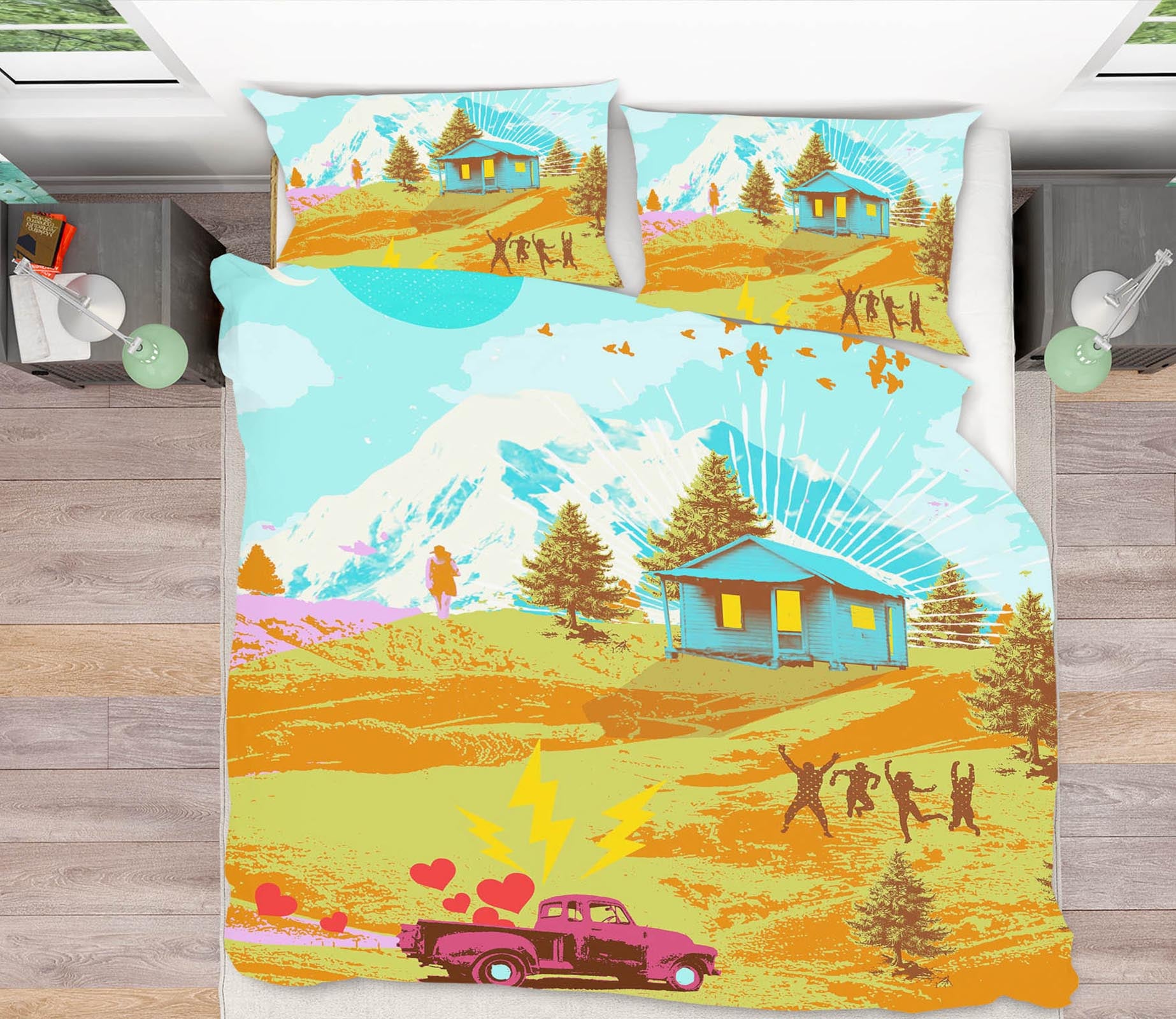 3D Outskirts 2018 Showdeer Bedding Bed Pillowcases Quilt