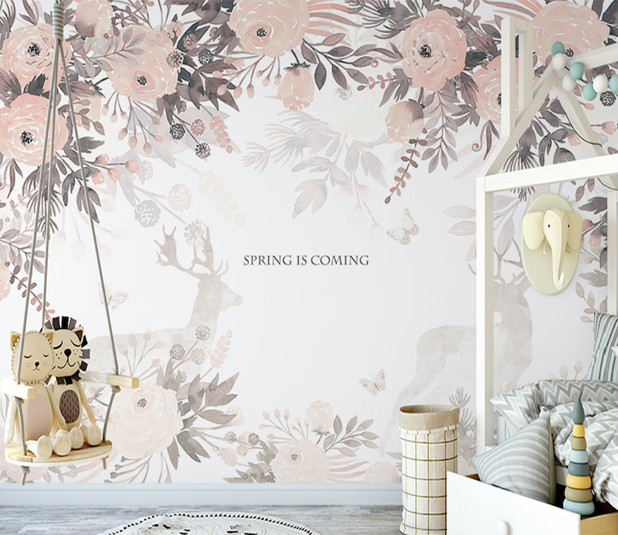 3D Painting Peony WG141 Wall Murals