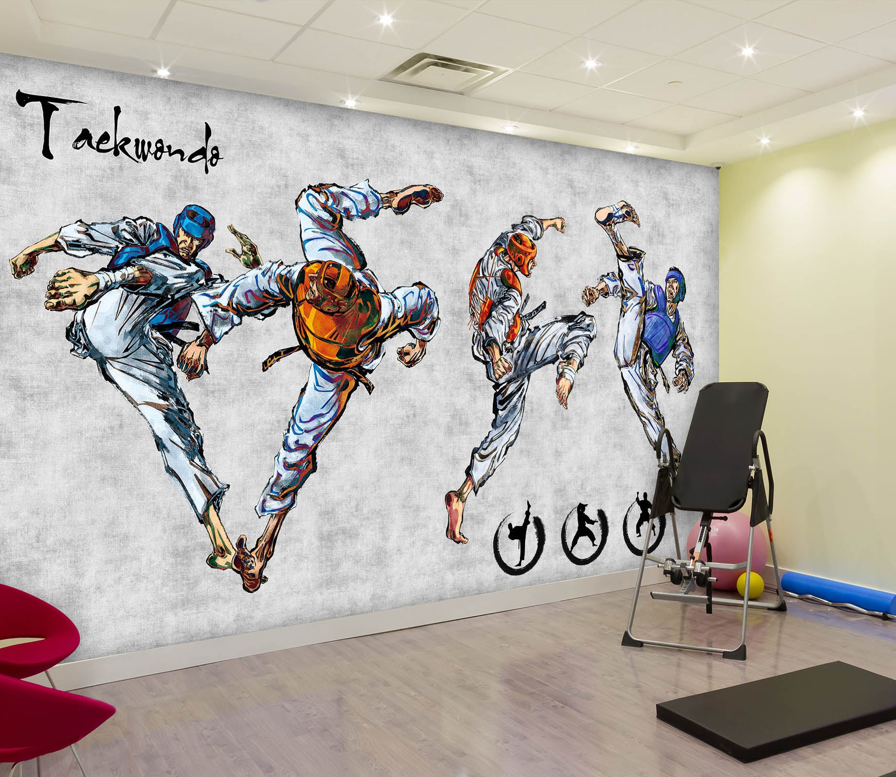 3D Martial Arts Competition 036 Wall Murals