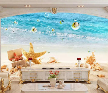 3D Beach Shell 064 Wall Murals Wallpaper AJ Wallpaper 2 