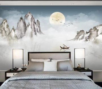 3D Moon Hill WC2007 Wall Murals