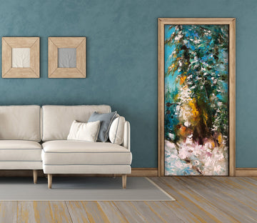 3D Pine Forest 3109 Skromova Marina Door Mural