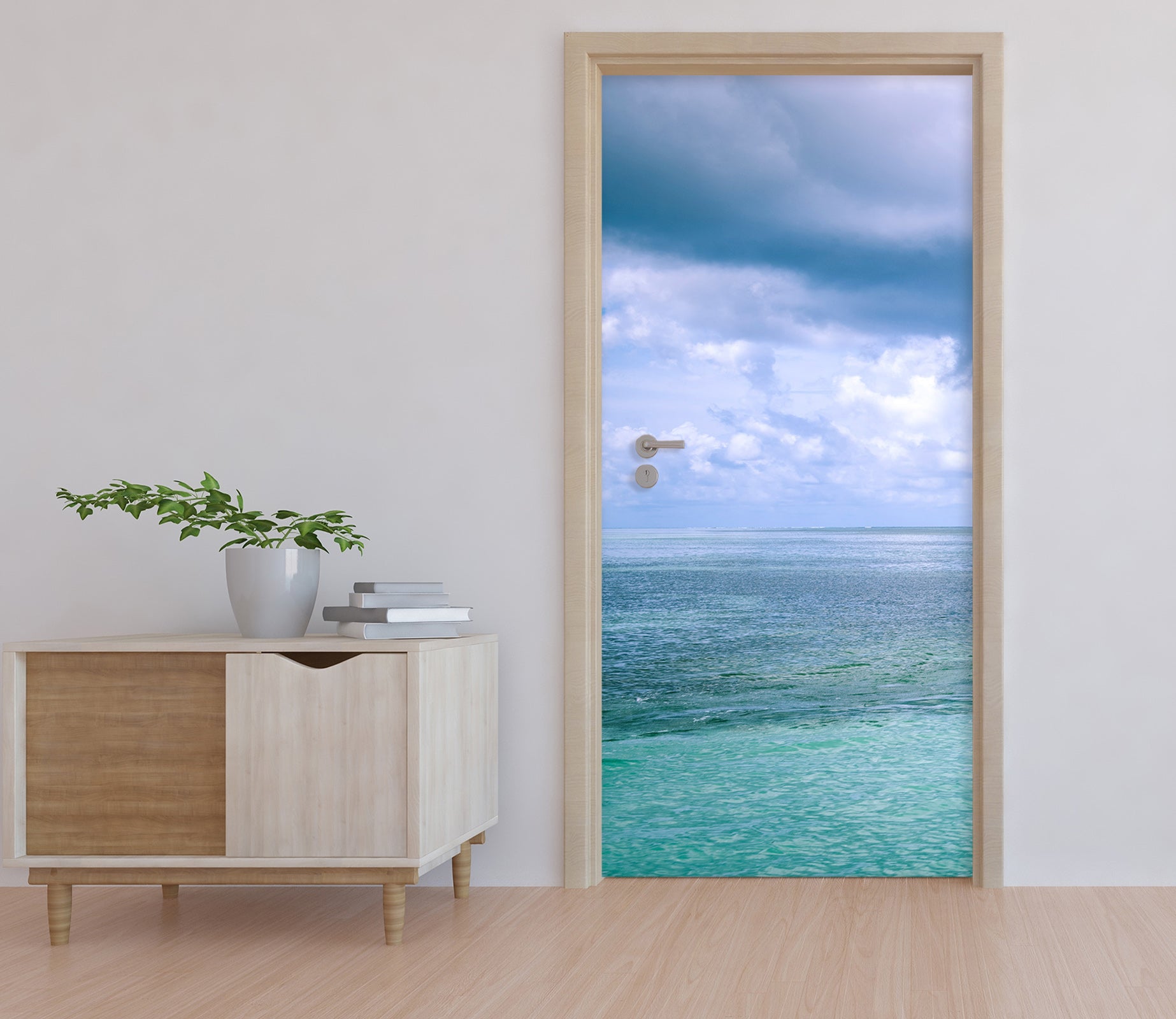 3D Cloud Ocean 11504 Marco Carmassi Door Mural