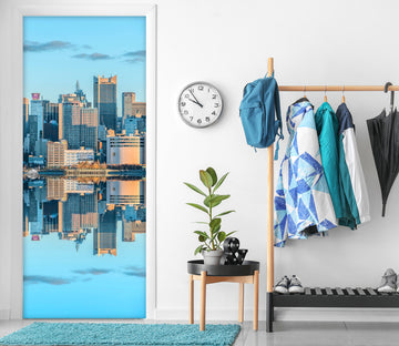 3D Building Sky Shadow Harbour 101161 Assaf Frank Door Mural