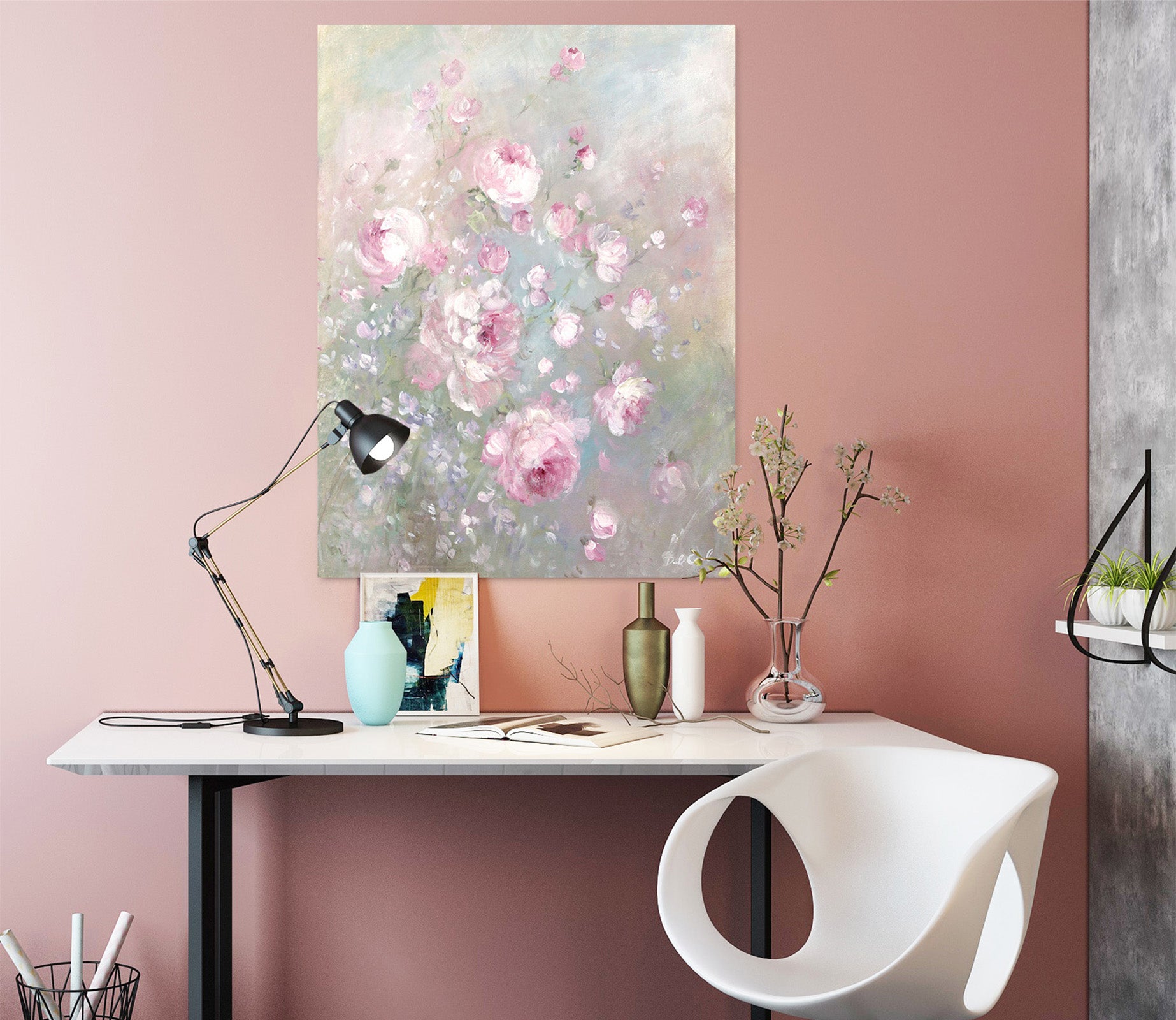 3D Pink Art 040 Debi Coules Wall Sticker