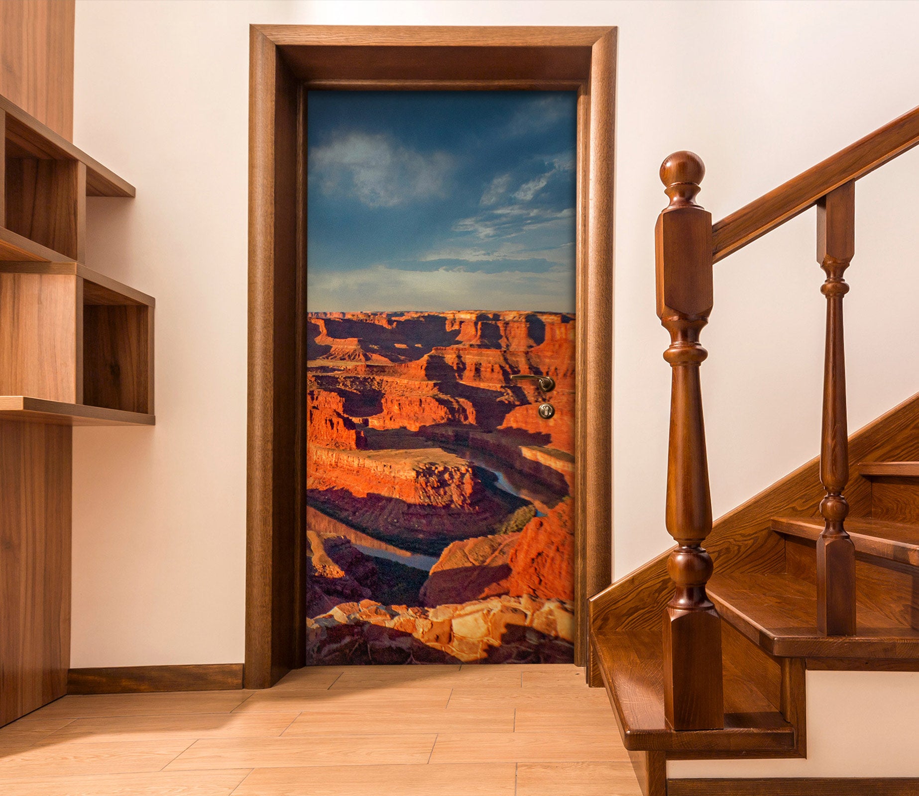 3D Red Rocky 107176 Beth Sheridan Door Mural