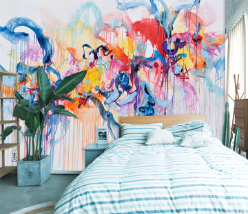 3D Watercolor Splash 12130 Misako Chida Wall Mural Wall Murals