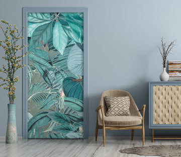 3D Jungle Leaves 118149 Andrea Haase Door Mural