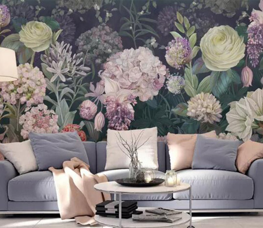 3D Peony Rose WG1025 Wall Murals