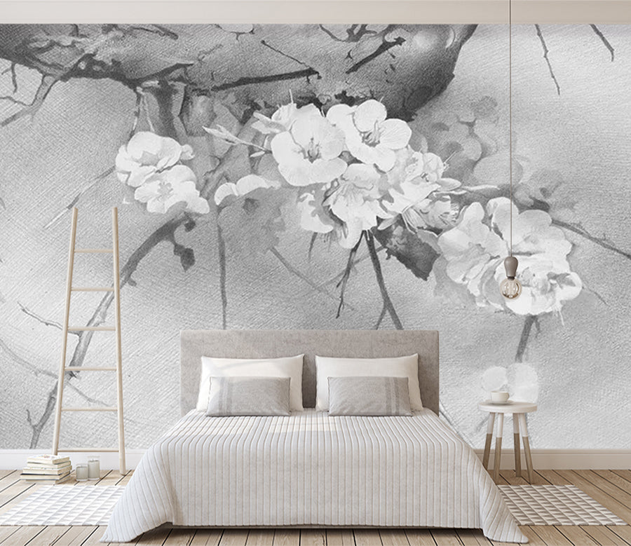 3D Graffiti Flowers WC373 Wall Murals