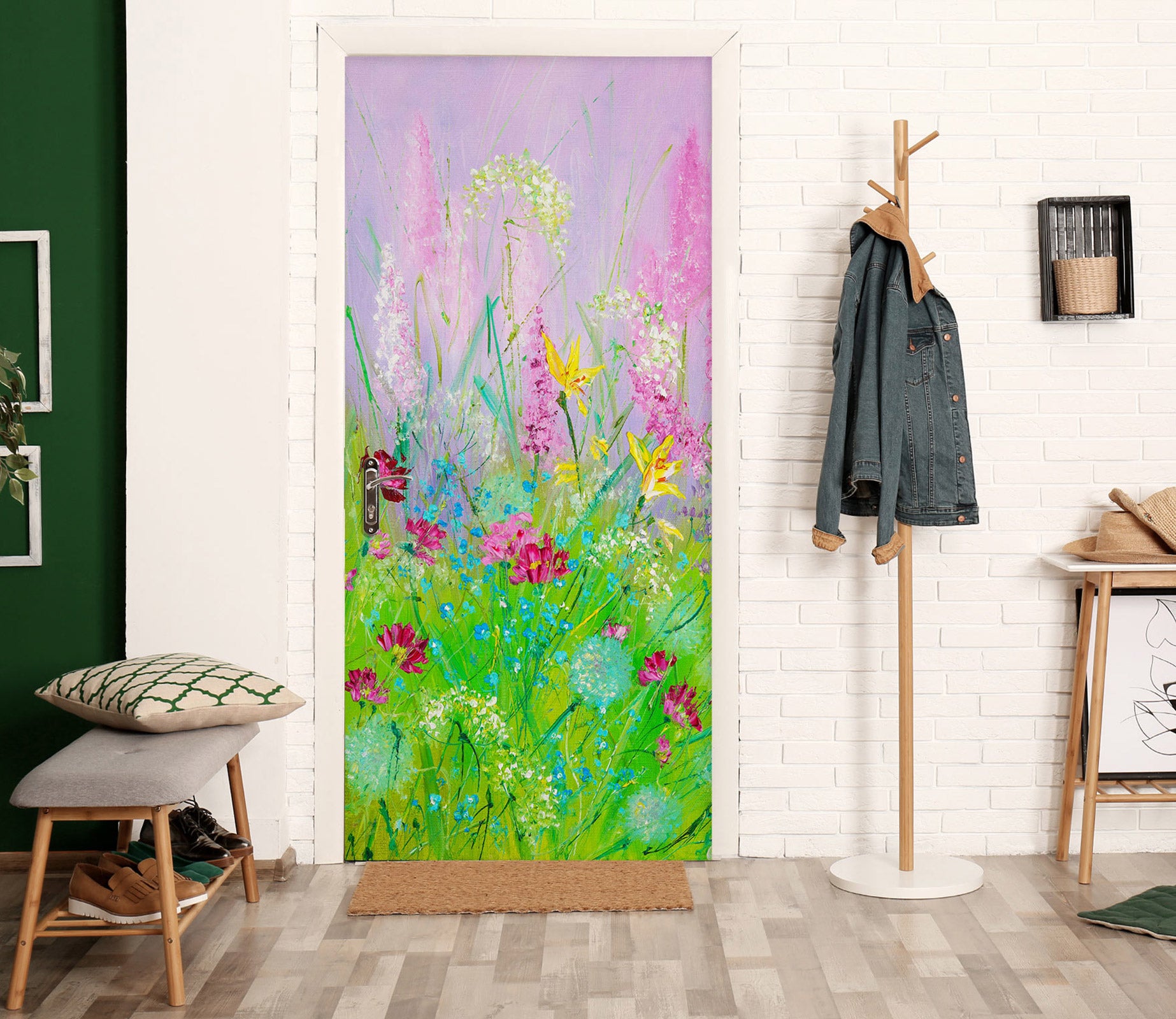 3D Hand Painting 3188 Skromova Marina Door Mural