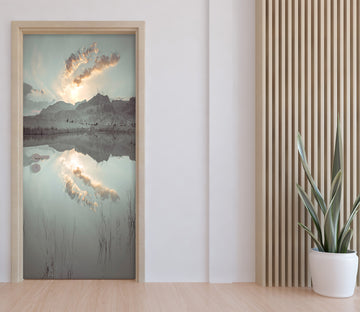 3D Lake Sky Shadow 101168 Assaf Frank Door Mural