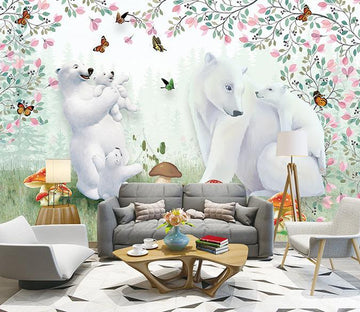 3D Polar Bear 596 Wall Murals Wallpaper AJ Wallpaper 2 