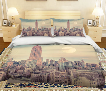 3D Moon City 7118 Assaf Frank Bedding Bed Pillowcases Quilt Cover Duvet Cover