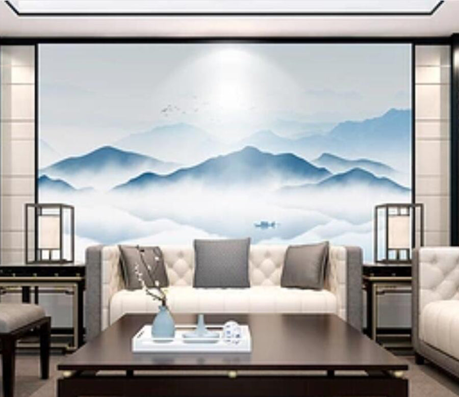 3D Natural Mountain WG854 Wall Murals