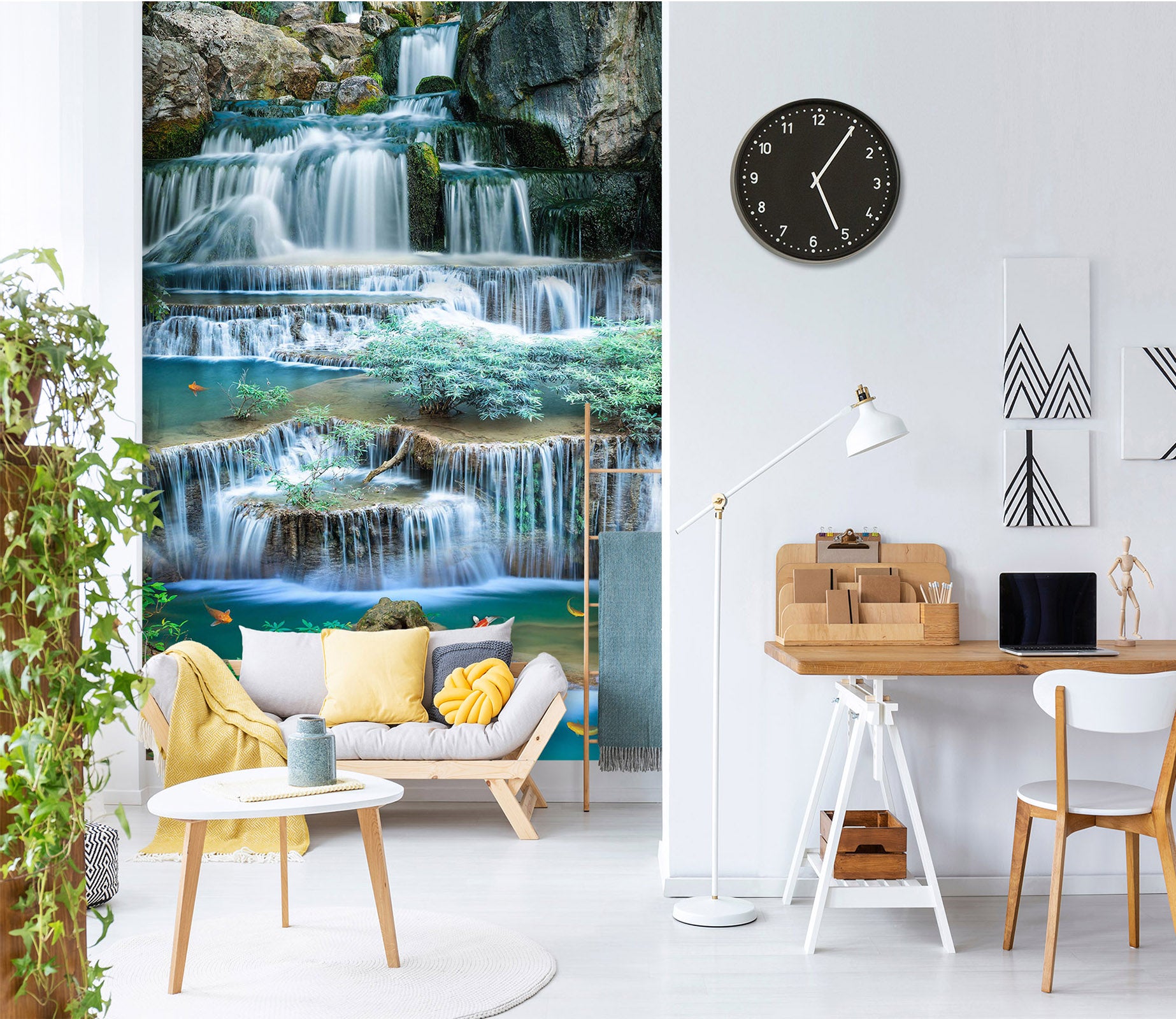 3D Stream Water 1541 Wall Murals