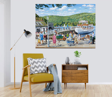 3D Lively Town 019 Trevor Mitchell Wall Sticker