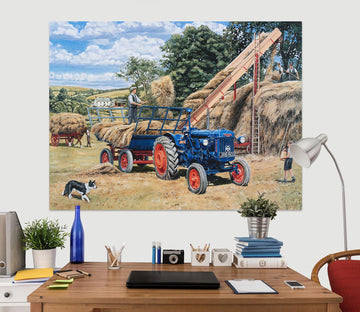 3D Building A Hayrick 020 Trevor Mitchell Wall Sticker