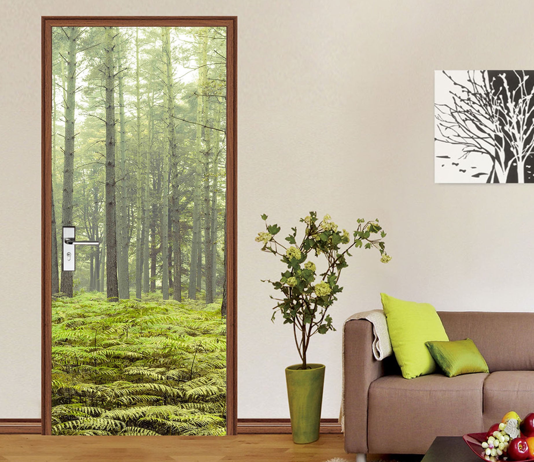 3D Meadow Woods 101128 Assaf Frank Door Mural