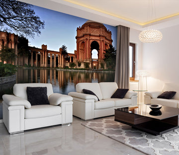 3D Shanshui Villa 126 Kathy Barefield Wall Mural Wall Murals