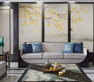 3D Autumn Scenery WC524 Wall Murals