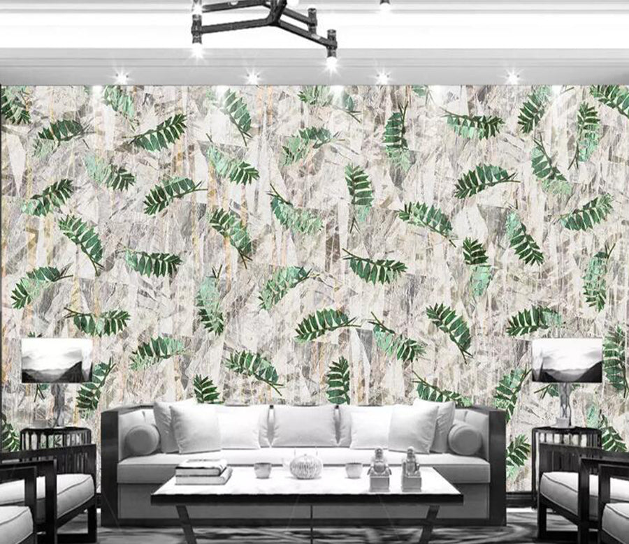 3D Leaves Falling WG1085 Wall Murals