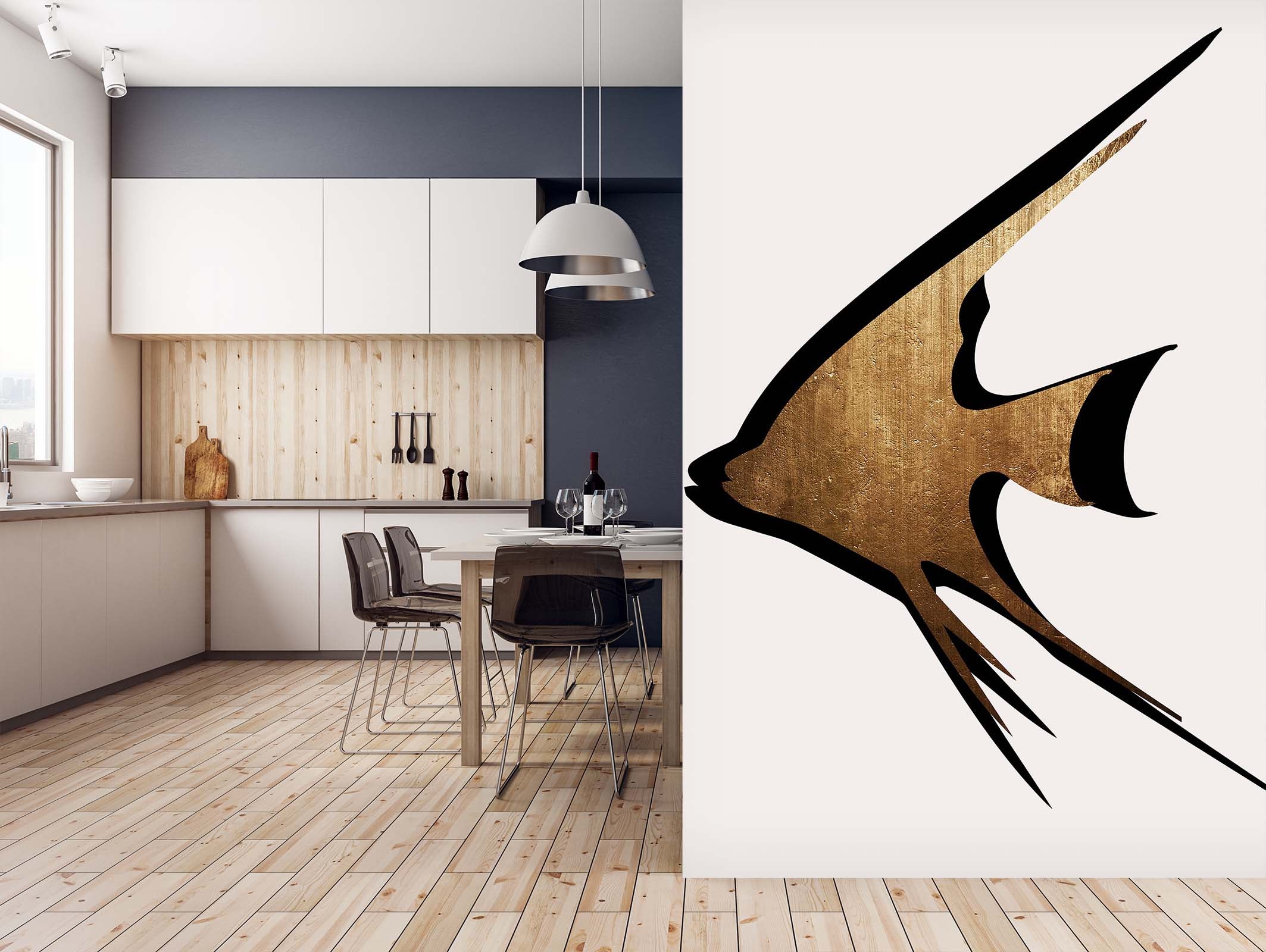 3D Cute Fish 1448 Boris Draschoff Wall Mural Wall Murals