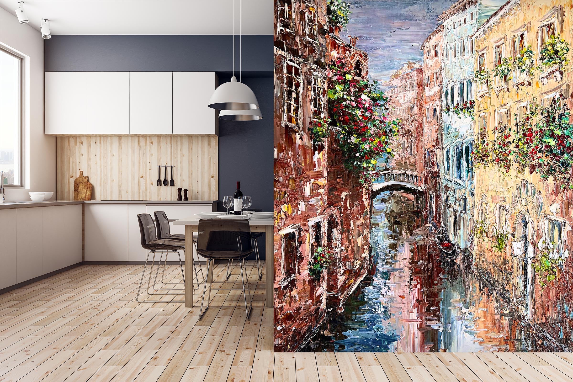 3D Oil Painting Town 3001 Skromova Marina Wall Mural Wall Murals