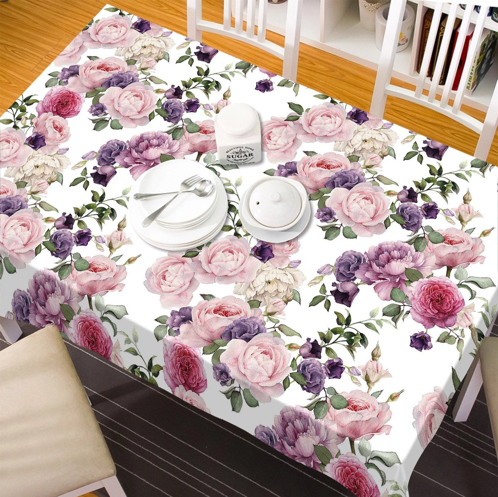 3D Camellia Flowers 177 Tablecloths Wallpaper AJ Wallpaper 