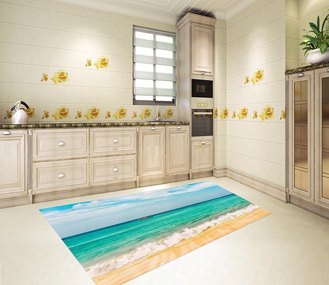 3D Pretty Sea Scenery 537 Kitchen Mat Floor Mural Wallpaper AJ Wallpaper 