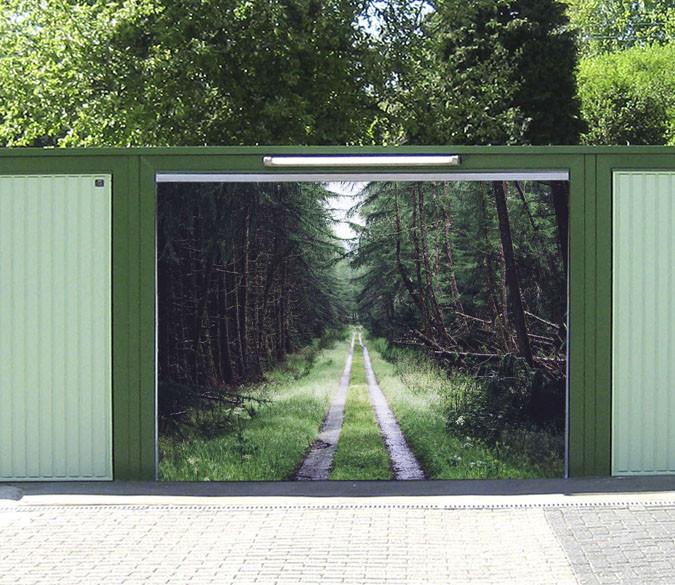 3D Forest Road Scenery 345 Garage Door Mural Wallpaper AJ Wallpaper 