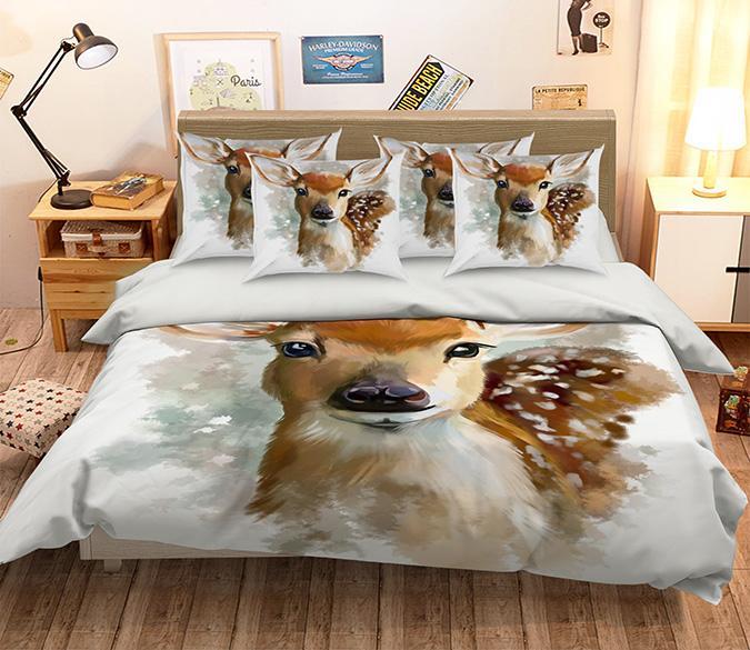 3D Lovely Animal 279 Bed Pillowcases Quilt Wallpaper AJ Wallpaper 