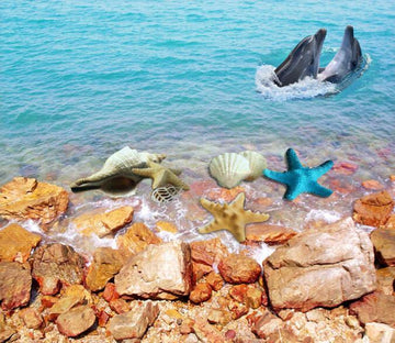 3D Coast Scenery Floor Mural Wallpaper AJ Wallpaper 2 