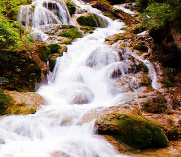3D Steep Stream Floor Mural Wallpaper AJ Wallpaper 2 