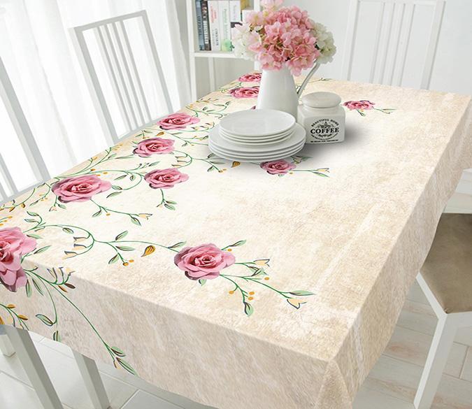 3D Flowers Vines 126 Tablecloths Wallpaper AJ Wallpaper 