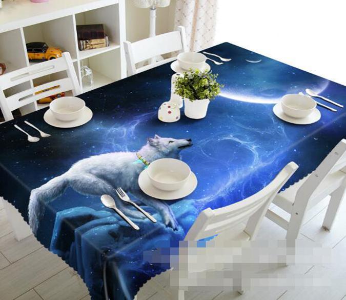 3D Wolf 1247 Tablecloths Wallpaper AJ Wallpaper 