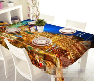 3D Shining City 1125 Tablecloths Wallpaper AJ Wallpaper 