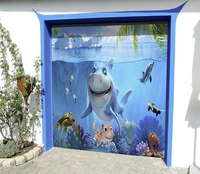 3D Ocean World 43 Garage Door Mural Wallpaper AJ Wallpaper 