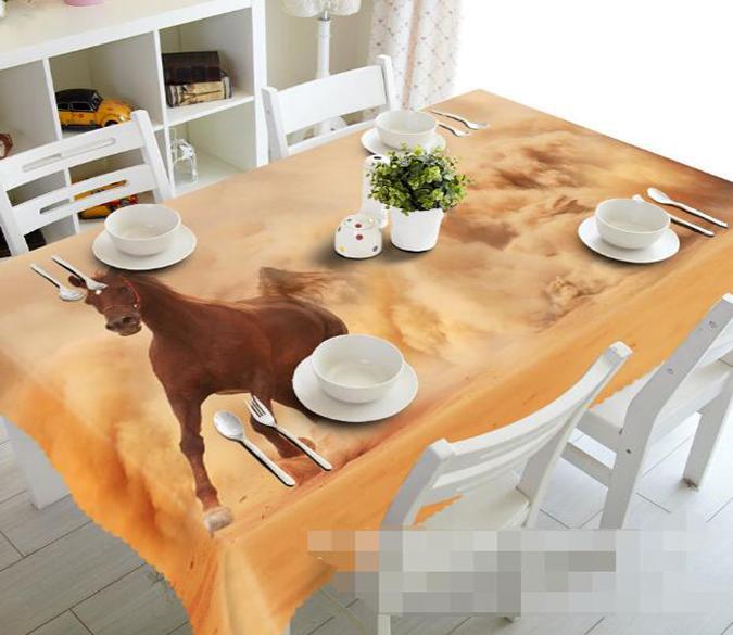 3D Running Horse 1003 Tablecloths Wallpaper AJ Wallpaper 