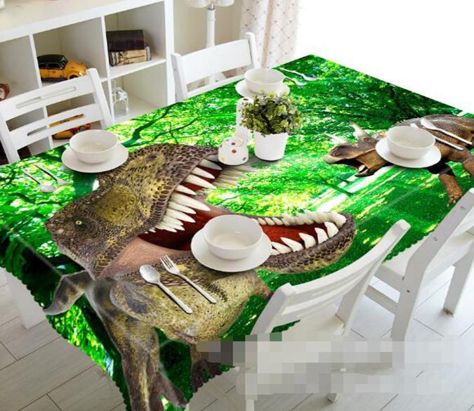 3D Dinosaurs 1195 Tablecloths Wallpaper AJ Wallpaper 