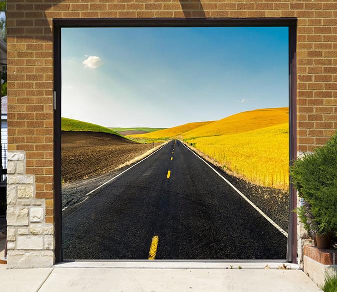 3D Highway Scenery 111 Garage Door Mural Wallpaper AJ Wallpaper 