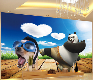 Panda And Dog Wallpaper AJ Wallpaper 