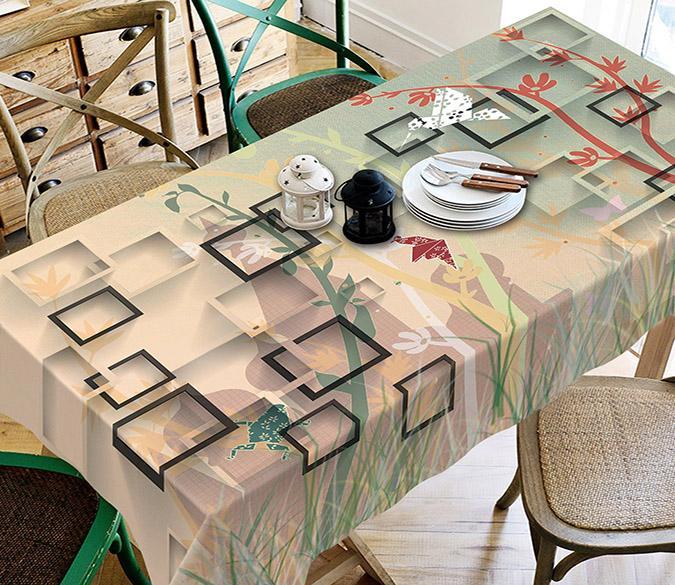 3D Frames Vines Pattern 94 Tablecloths Wallpaper AJ Wallpaper 