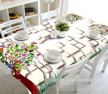 3D Tree And Pattern 1068 Tablecloths Wallpaper AJ Wallpaper 