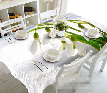 3D Fresh Pure Flowers 948 Tablecloths Wallpaper AJ Wallpaper 